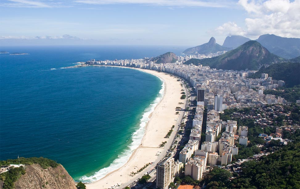 Copacabana beach in Rio